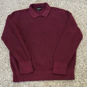 Bonobos Burgundy Sweater Polo